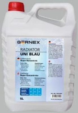 GERNEX Radiator UNI - BLAU (Inhalt: 5 Liter/Kanister)