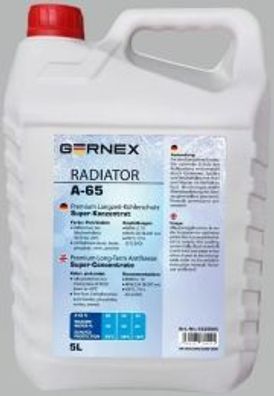 GERNEX Radiator A-65 (Inhalt: 5 Liter/Kanister)