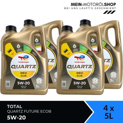Total Quartz Ineo EcoB 5W-20 4x5 Liter
