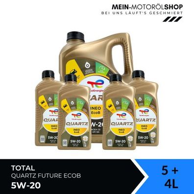 Total Quartz Ineo EcoB 5W-20 5 + 4 Liter
