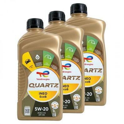 Total Quartz Ineo EcoB 5W-20 3x1 Liter