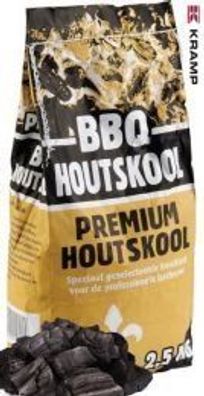 Holzkohle 2,5kg - Kramp