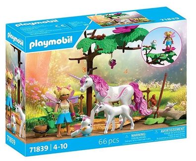 Playmobil® Magic Unicorns 71839 Zauberhafter Einhorn-Stall für Mama und Fohlen