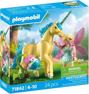 Playmobil® Magic Unicorns 71842 Sammeleinhorn Sonnenscheinblüte mit Fee