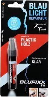 Blufixx - Plastik/Holz - Nachféllkartusche klar (5g)