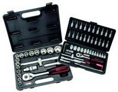 KS Tools 1/4 Superlock Steckschléssel-Satz, 46-tlg. + 1/2 Superlock Steckschléss