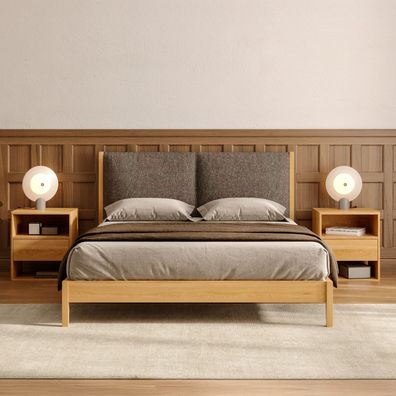 Bett Venaaus massivem Eichenholz