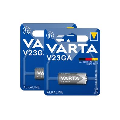 2x Varta 4223 Professional V23GA / 8LR932 Alkaline Knopfzelle Batterie Blister Foto