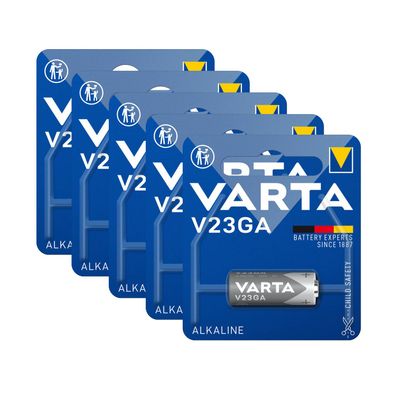 5x Varta 4223 Professional V23GA / 8LR932 Alkaline Knopfzelle Batterie Blister Foto