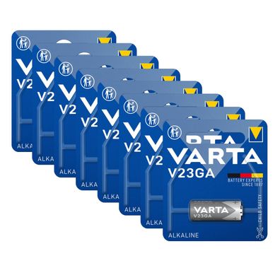8x Varta 4223 Professional V23GA / 8LR932 Alkaline Knopfzelle Batterie Blister Foto