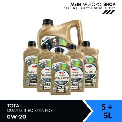 Total Quartz Ineo Xtra FDE 0W-20 5 + 5 Liter