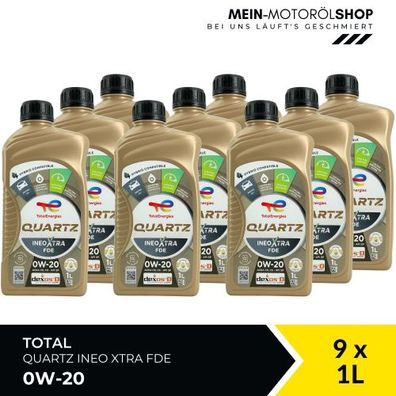 Total Quartz Ineo Xtra FDE 0W-20 9x1 Liter
