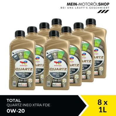 Total Quartz Ineo Xtra FDE 0W-20 8x1 Liter