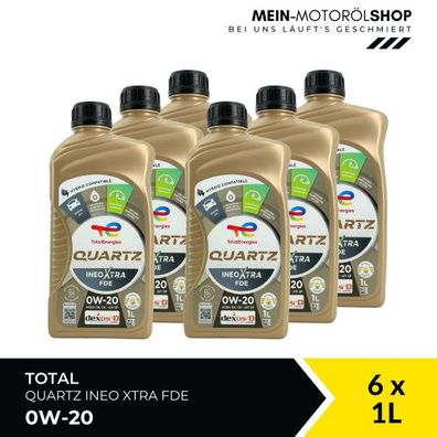 Total Quartz Ineo Xtra FDE 0W-20 6x1 Liter