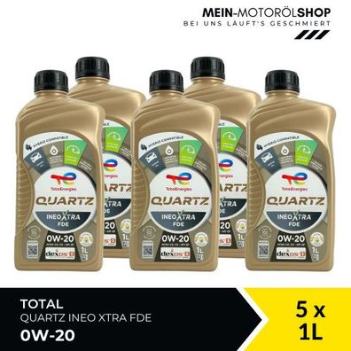 Total Quartz Ineo Xtra FDE 0W-20 5x1 Liter
