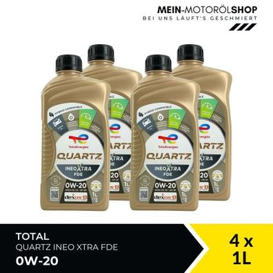 Total Quartz Ineo Xtra FDE 0W-20 4x1 Liter