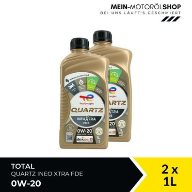Total Quartz Ineo Xtra FDE 0W-20 2x1 Liter