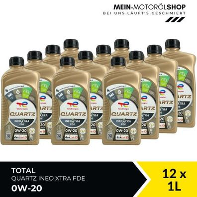 Total Quartz Ineo Xtra FDE 0W-20 12x1 Liter