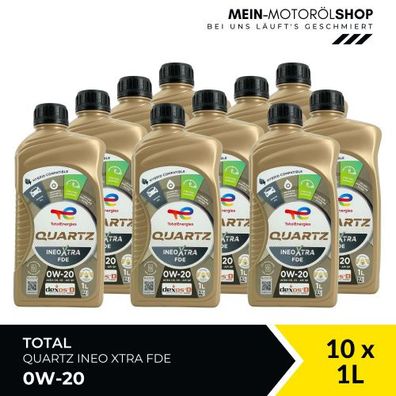 Total Quartz Ineo Xtra FDE 0W-20 10x1 Liter