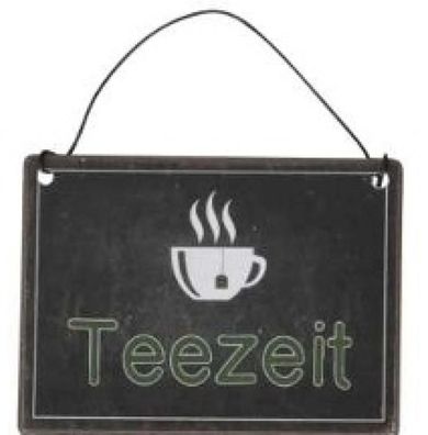 Schild zum Hängen, Teezeit..., 552354-000-154 1 St