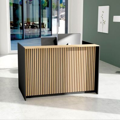 Empfangstheke Milano 166 x 98 x 112cm mit höhenverstellbarem Tisch