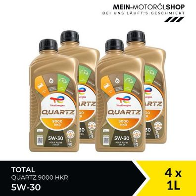 Total Quartz 9000 HKR 5W-30 4x1 Liter
