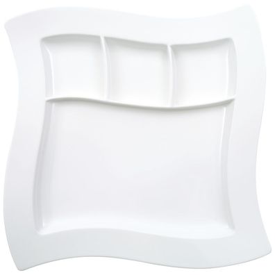 Villeroy & Boch – NewWave Grill Plate klein 270 x 270 x 25 mm – Premium Porcelain