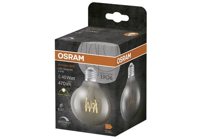 OSRAM LED Filament Globe 80 4,8W 470lm E27 2.700K klar 351710