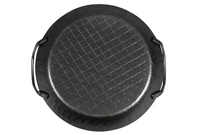TURK Servierpfanne schmiedeeisern mit 2 Griffen Ø28cm schwarz 192403
