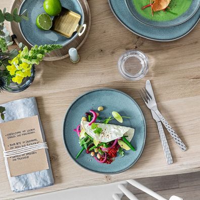 like. by Villeroy & Boch – Lave glacé Schale flach klein 210 mm, 470 ml – Steingut