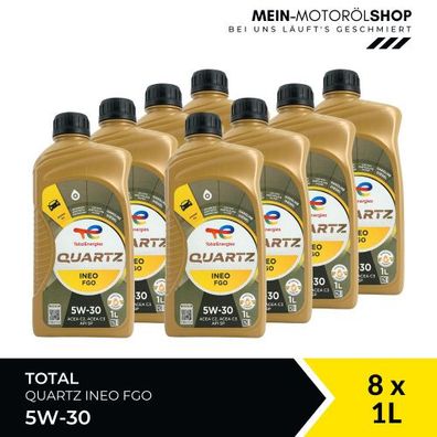 Total Quartz Ineo FGO 5W-30 8x1 Liter