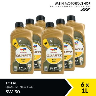 Total Quartz Ineo FGO 5W-30 6x1 Liter