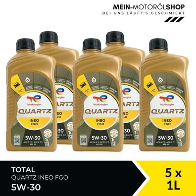 Total Quartz Ineo FGO 5W-30 5x1 Liter