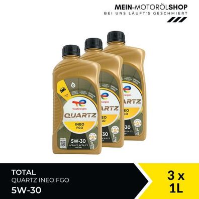 Total Quartz Ineo FGO 5W-30 3x1 Liter