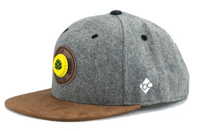 Bavarian CAPS Snapback Cap Bierkrönung dunkelgrau