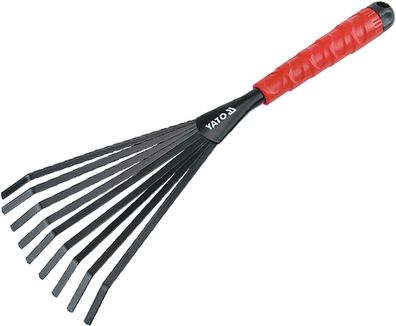 Fächerrechen aus Stahl 400 mm