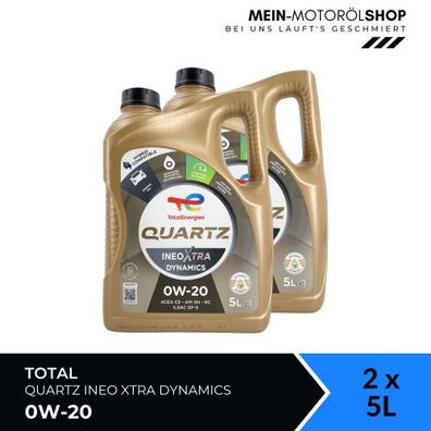 Total Quartz Ineo Xtra Dynamics 0W-20 2x5 Liter