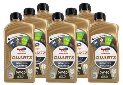 Total Quartz Ineo Xtra Dynamics 0W-20 7x1 Liter