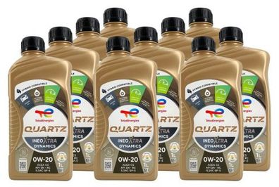Total Quartz Ineo Xtra Dynamics 0W-20 10x1 Liter