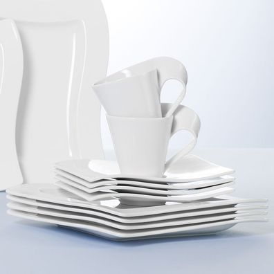 Villeroy & Boch – NewWave Kaffee-/Teeuntertasse 180 x 146 x 23 mm – Premium Porcel