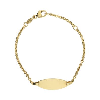 JuwelmaLux Gravur Armband 585 Gold JL15-03-0150