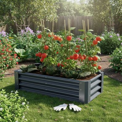 Hochbeet Stahl Anthrazit S