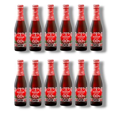Lindemans Kriek 12 x 0,25l - Alkoholfreies Fruchtbier 0,0% Vol