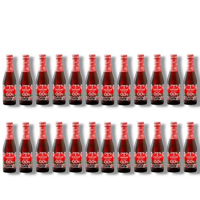 Lindemans Kriek 24 x 0,25l - Alkoholfreies Fruchtbier 0,0% Vol
