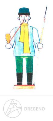 Bastelsatz Rauchmann Nachtwächter H=ca 20 cm Erzgebirge Bastelset Selbstbausatz