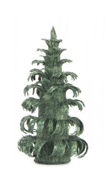 Tischdekoration Ringelbaum grün 17x30x17mm NEU Holzbaum Weihnachtsdekoration
