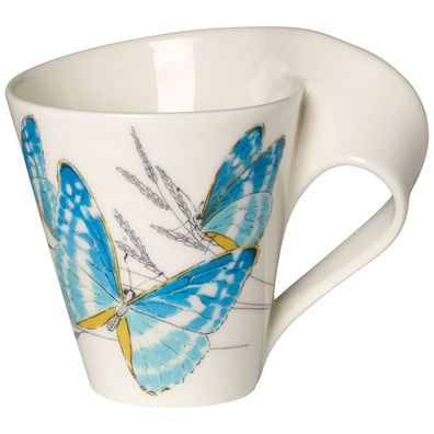 Villeroy & Boch – NewWave Caffè Morpho cypris Becher mit Henkel (Geschenkkarton)