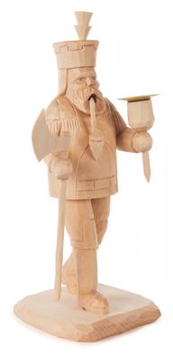 Räuchermann Holzmichel, geschnitzt Höhe: 21,00 cm NEU Rauchfigur Rauchmann Holz