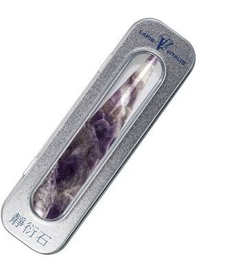 Lapis Vitalis - Massagegriffel Amethyst, in Geschenkdose