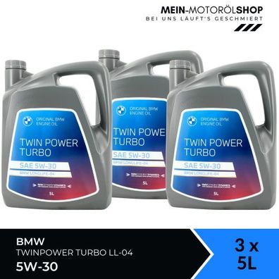 BMW TwinPower Turbo LL-04 5W-30 3x5 Liter